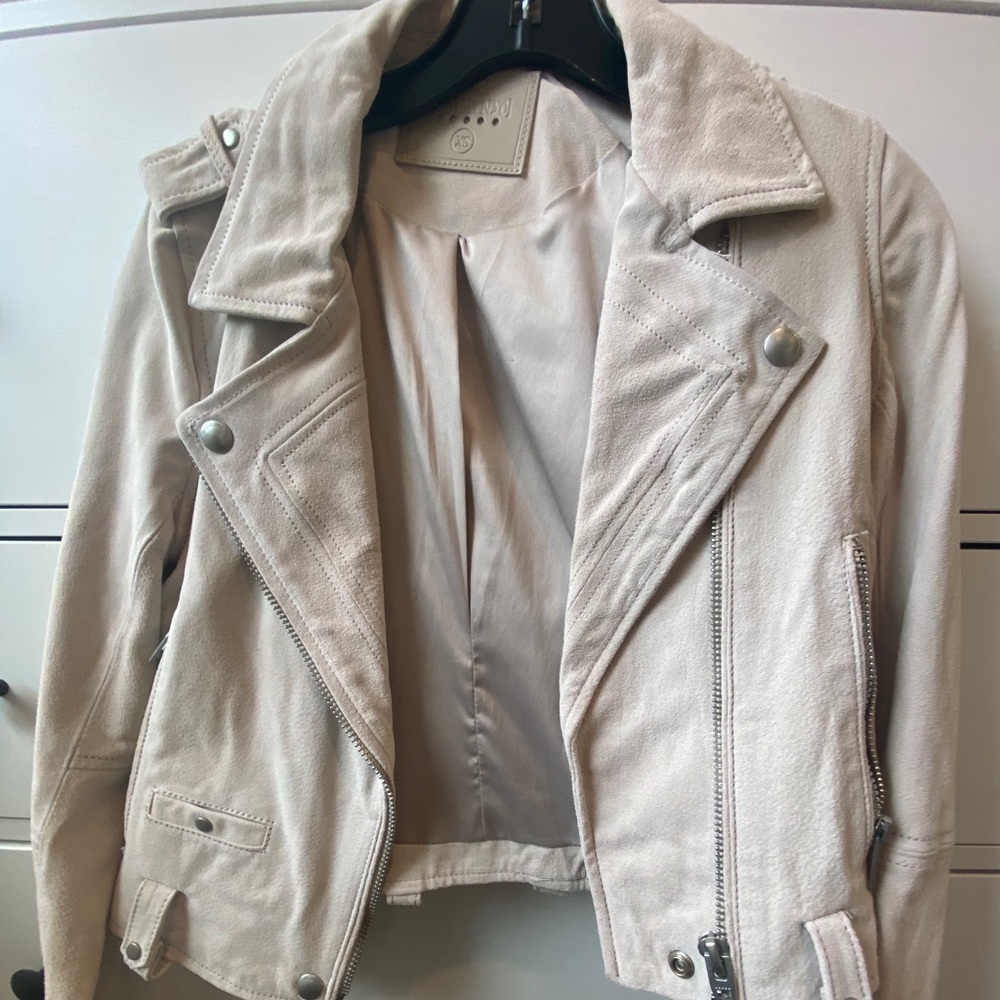 Blank NYC Suede Moto Jacket